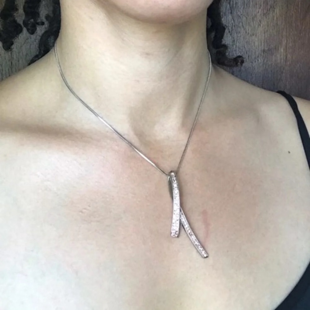 🎀 Breast Cancer Ribbon Necklace 🎀